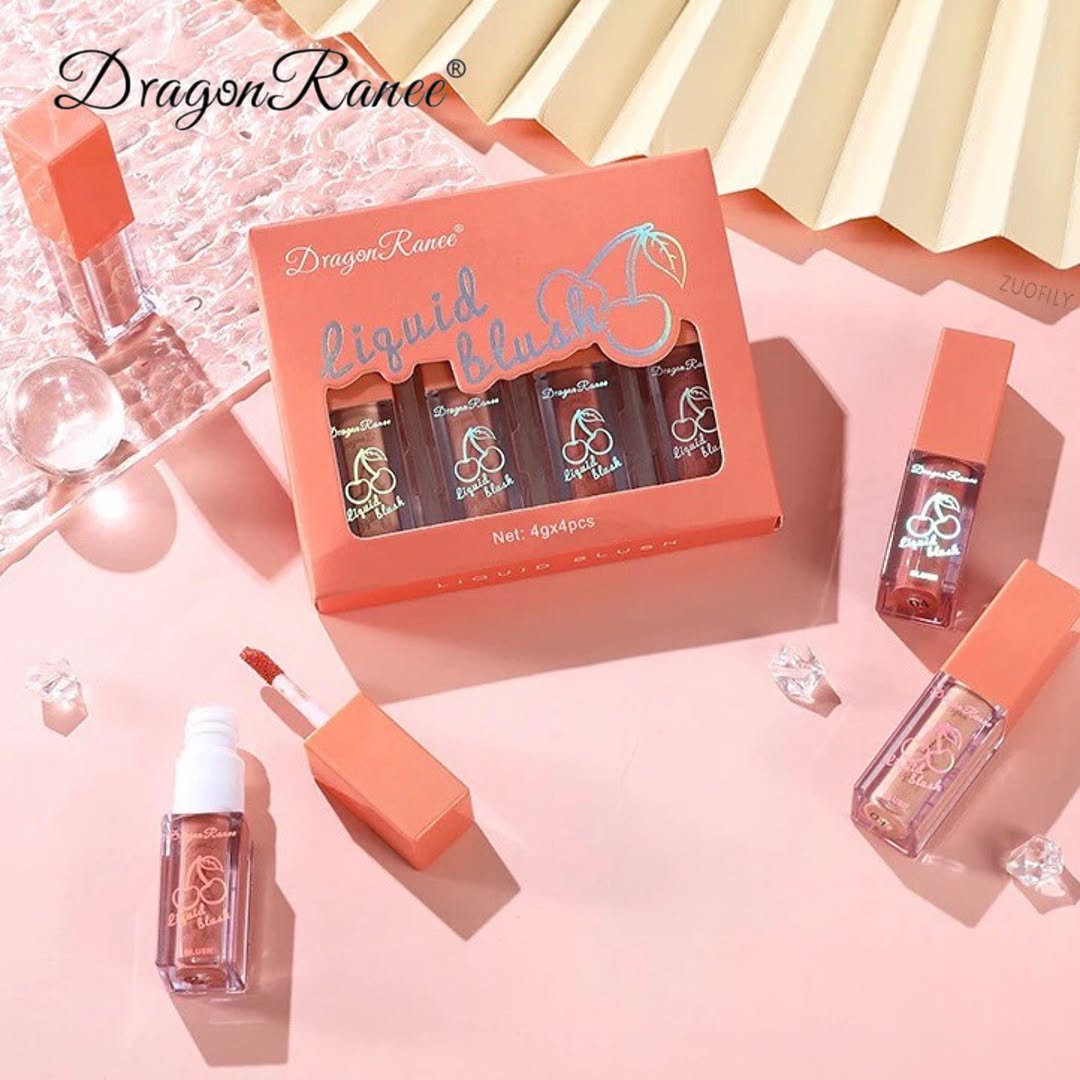 Dragon Ranee - Fruit Juice Creamy Rouge Blush Set of 4