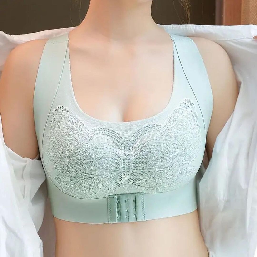 Butterfly Front Closure Posture Corrector Bras Women Sports Underwear Bralette Humpback Comfortable Bra