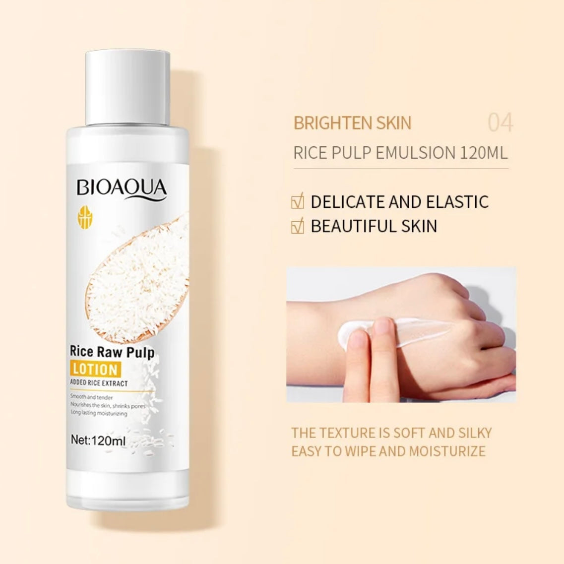 Bioaqua - 6 Step Rice Raw Pulp Facial Skin Care Set