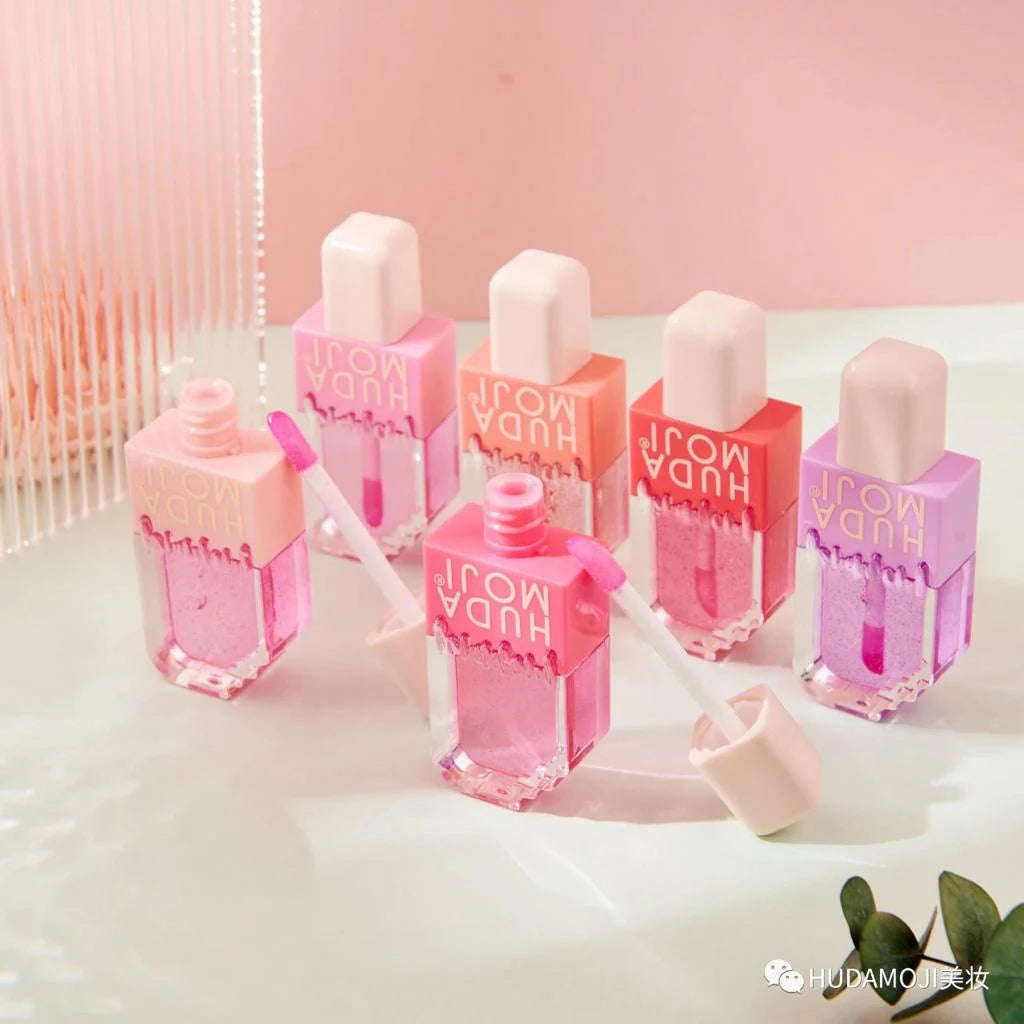 Hudamoji - Ice Cream Shape Lip Oil Set of 6