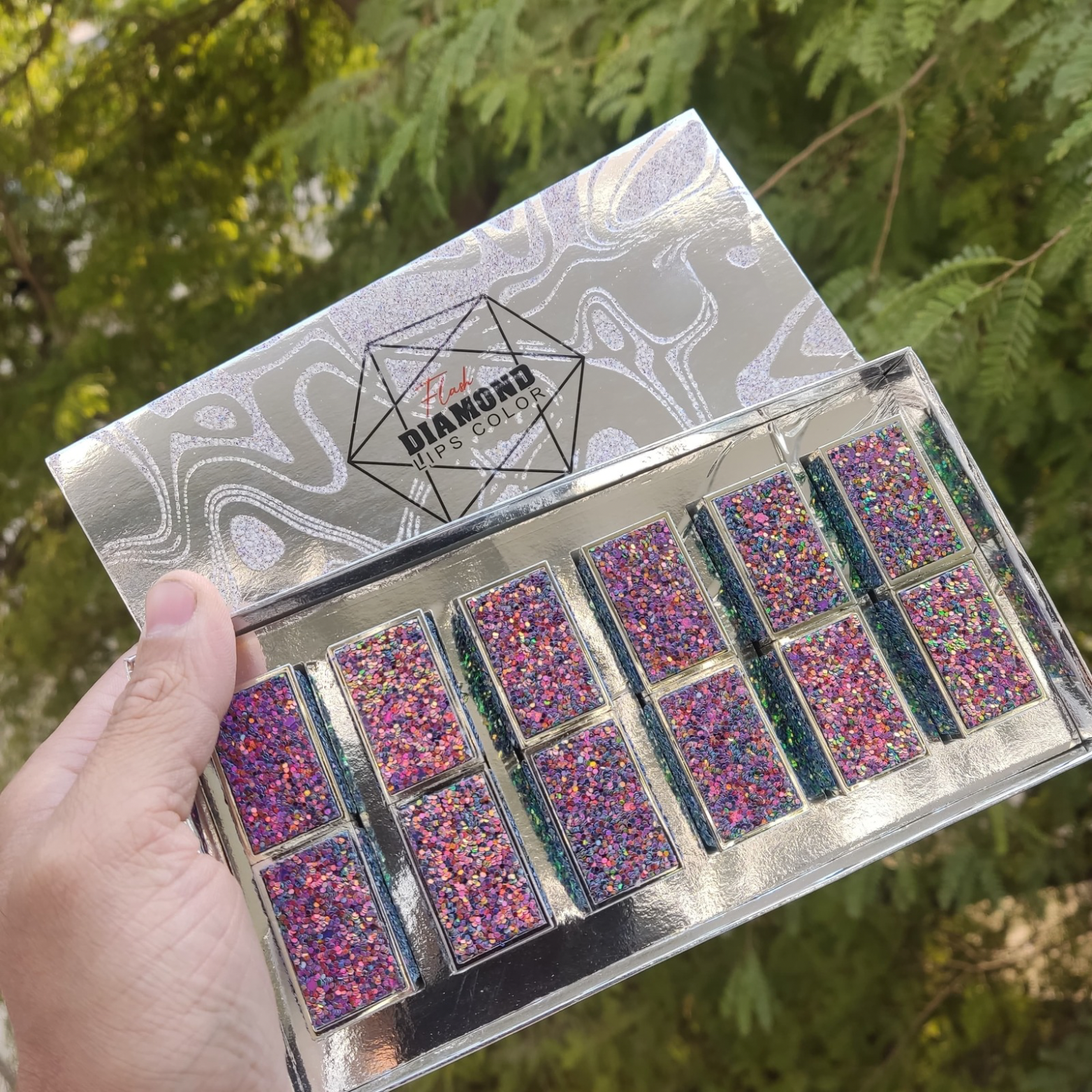 Diamond Glitter Matte Lipstick Set of 6