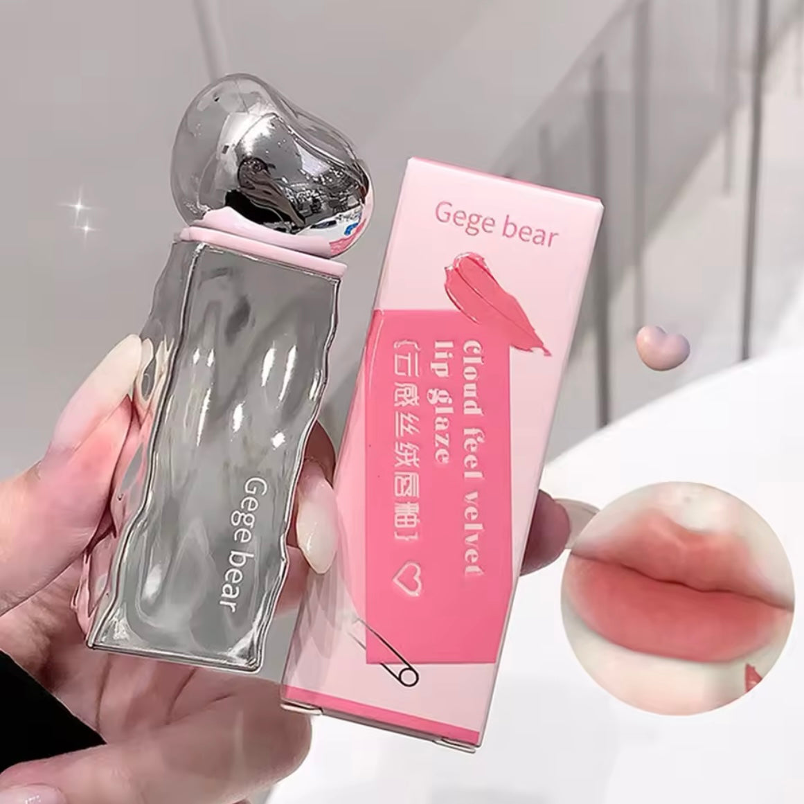 Gege Bear - Cloud Velvet Semi-matte Lip Gloss Set of 6