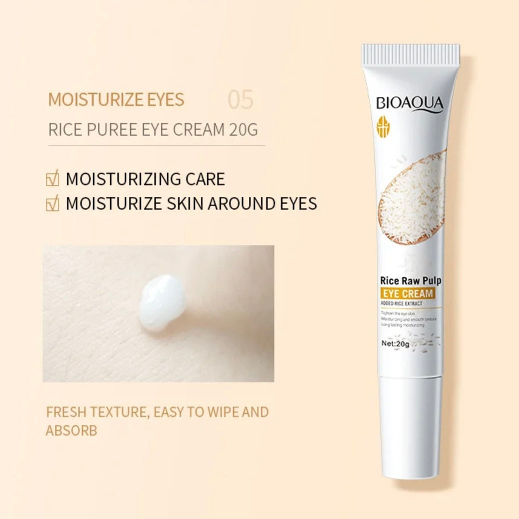 Bioaqua - 6 Step Rice Raw Pulp Facial Skin Care Set