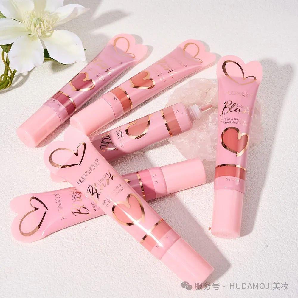 Hudamoji - Natural & Charming Tube Blush Set of 6