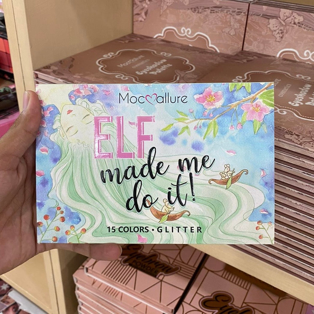 Mocallure - 15 Color Monochrome Glitter Eyeshadow Palette