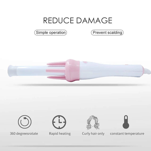 Auto Rotating Pro Curling Iron Hair Curler
