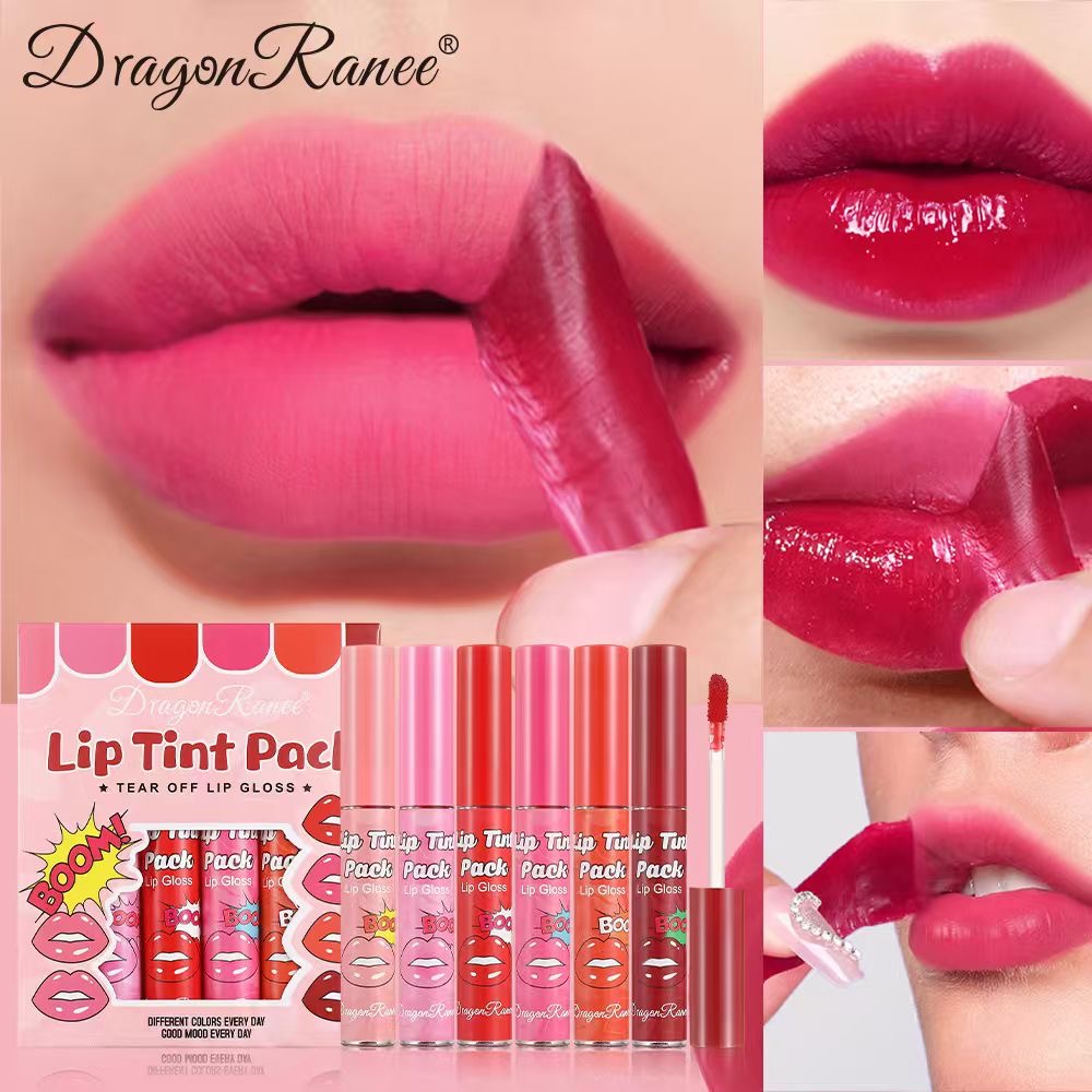 Dragon Ranee - Fruity Peel Off Lip Tint Set of 6