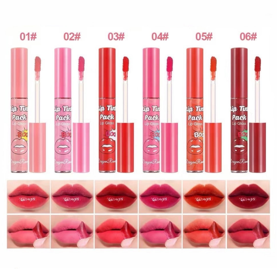 Dragon Ranee - Fruity Peel Off Lip Tint Set of 6
