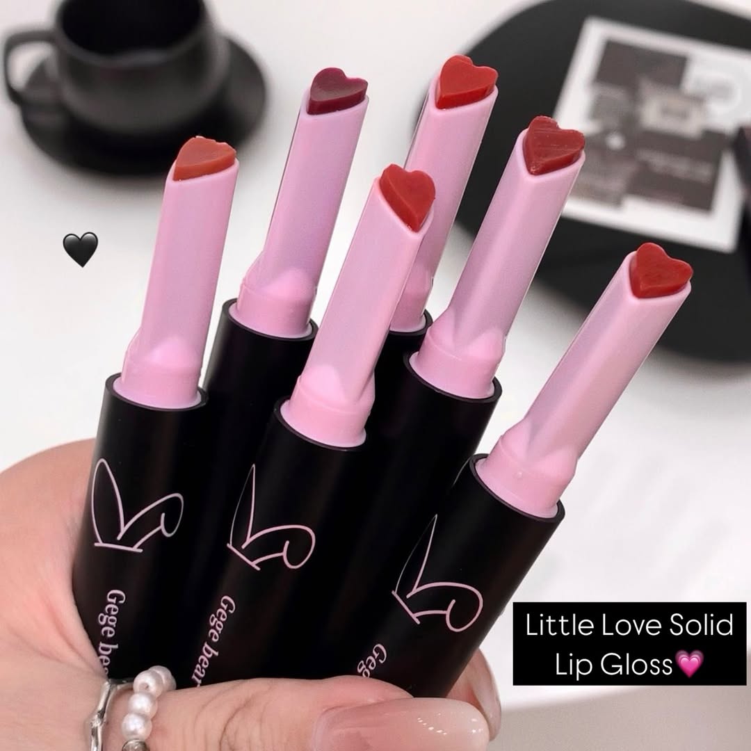 Gege Bear - Heart Bubble Jelly Lipstick Set of 6
