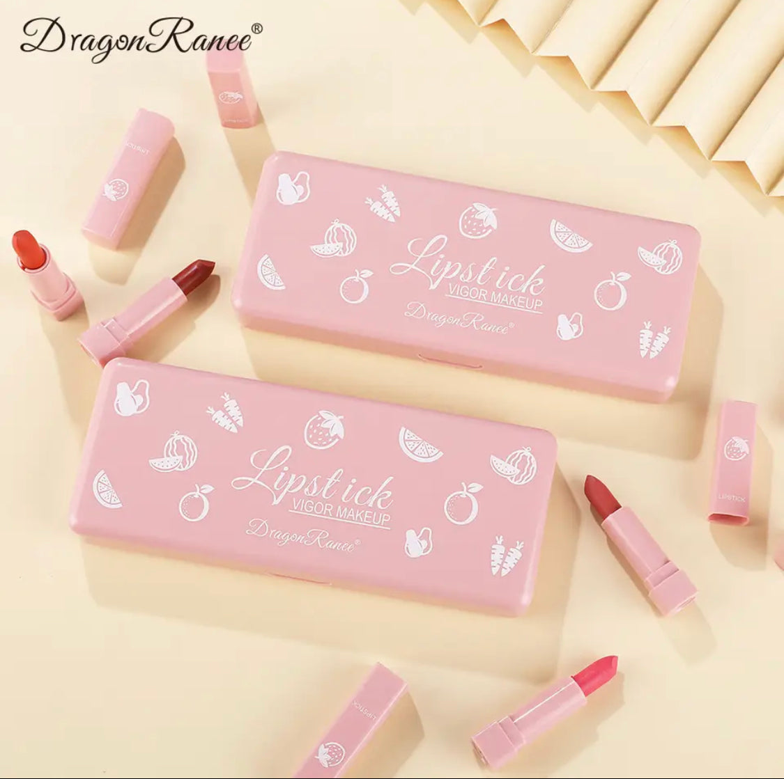 Dragon Ranee - Mini Fruity Lipstick Set of 10