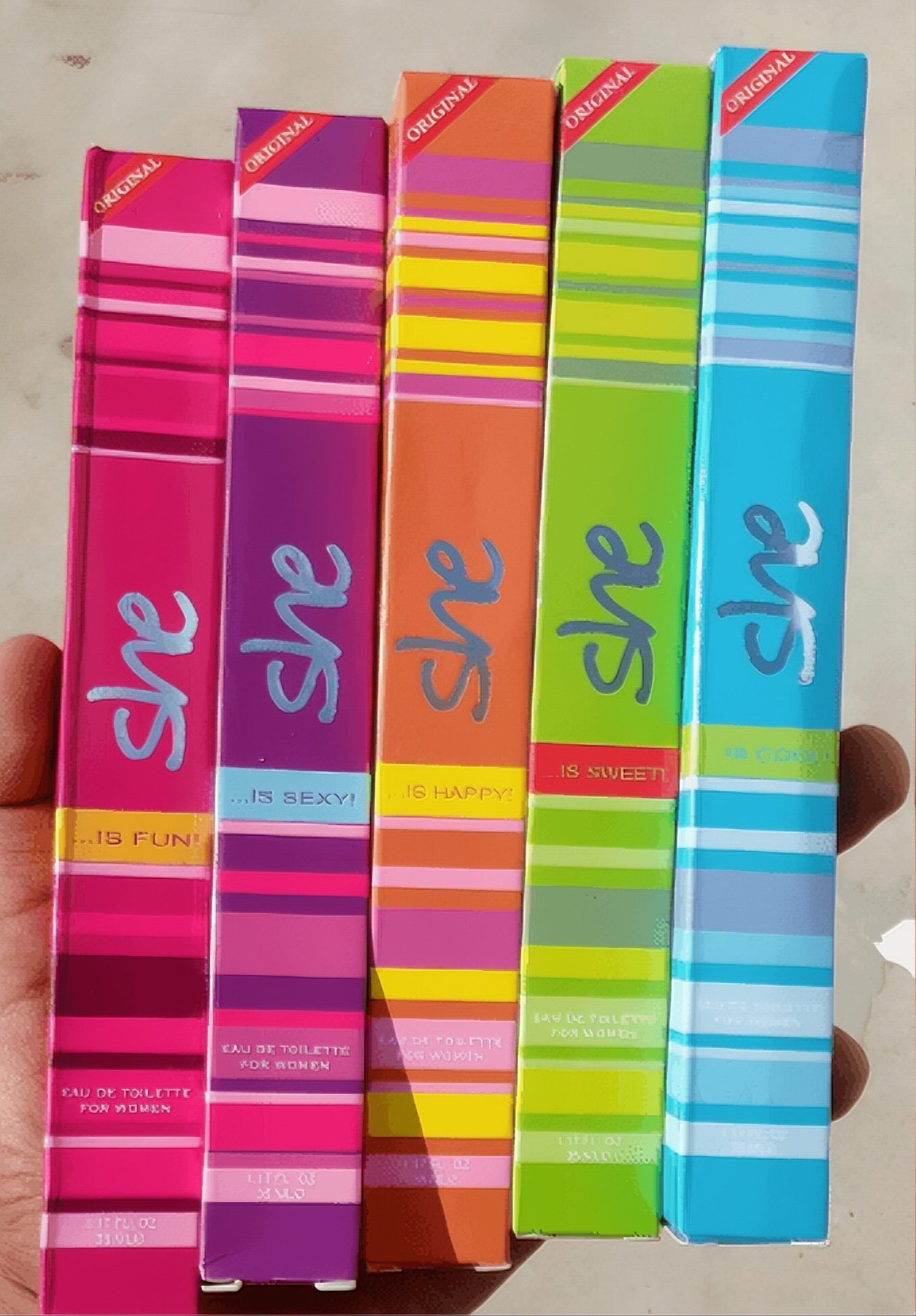 She - Travel Pen Perfumes Set of 5