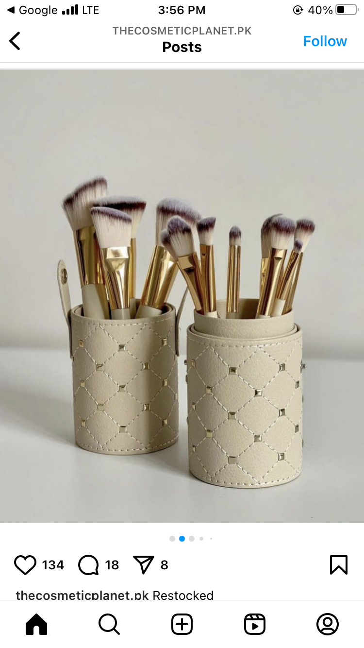 BH Cosmetics - Bucket Super Soft Makeup Brushes Set of 12