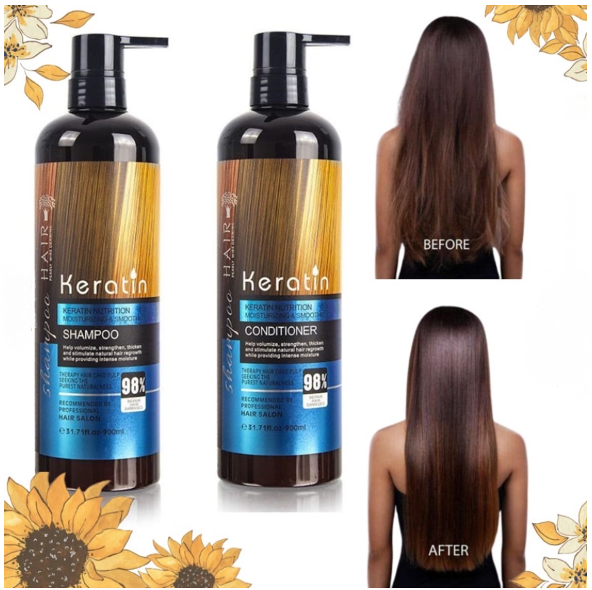 Keratin Anti-Hair Fall & Renewal Smoothing Straightening Hair Shampoo