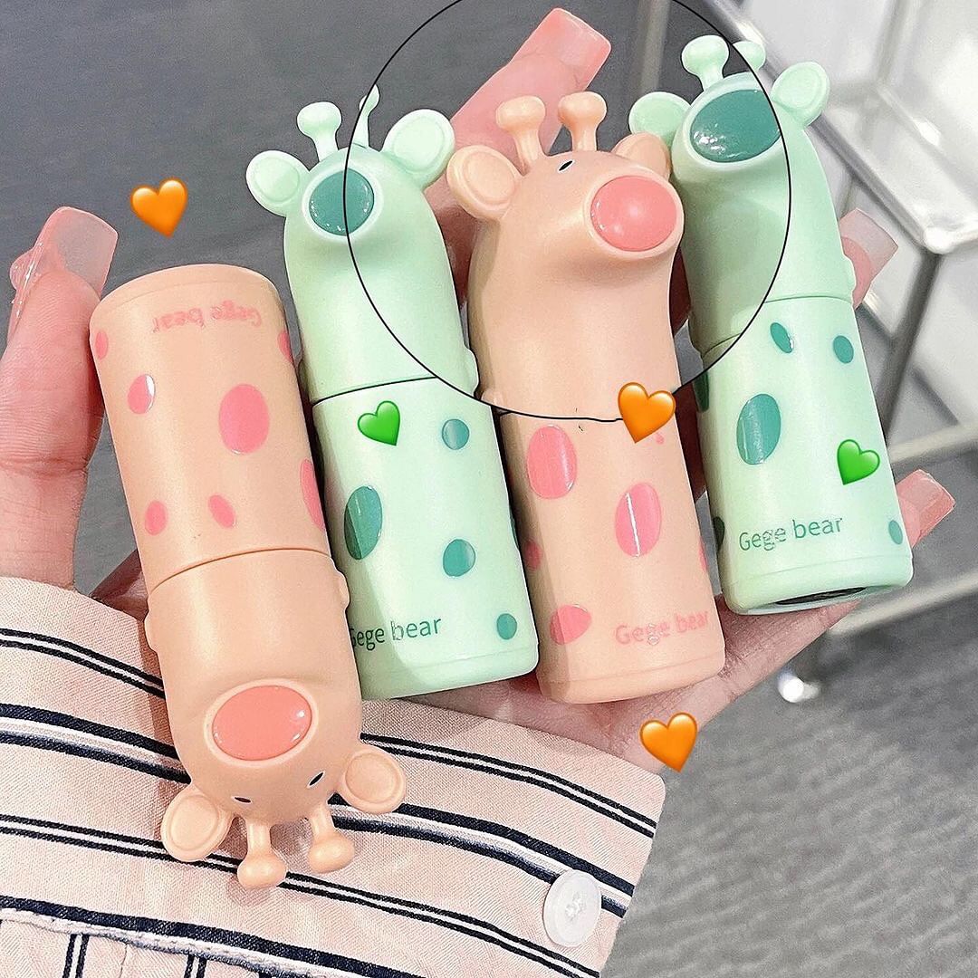 Gege Bear - Deer Jelly Mirror Lip Gloss Set of 6