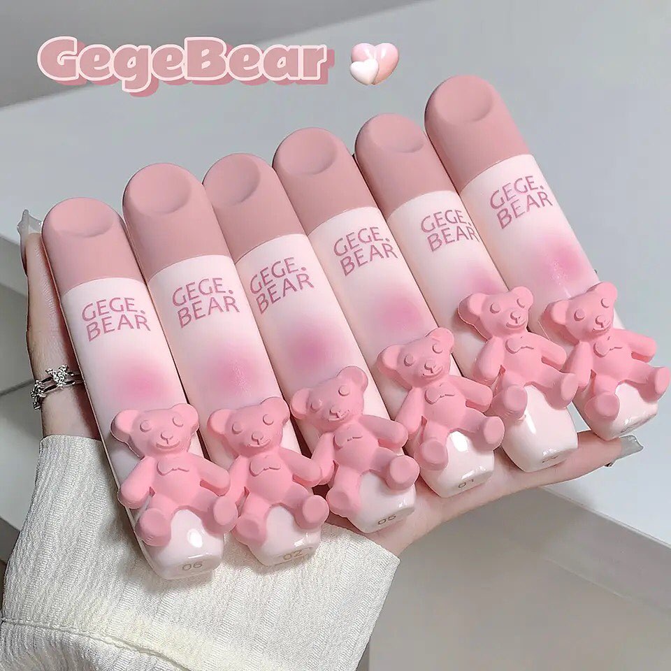 Gege Bear - Frozen Bear Matte Lip Gloss Set of 6