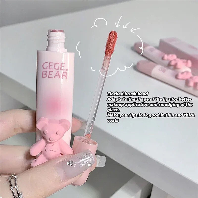 Gege Bear - Frozen Bear Matte Lip Gloss Set of 6