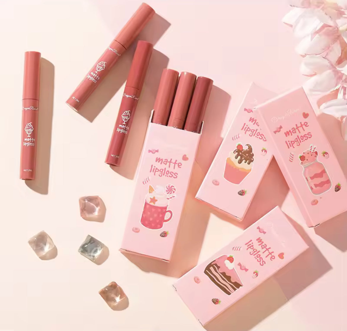 Dragon Ranee - Snack Matte Lip Gloss Set of 3