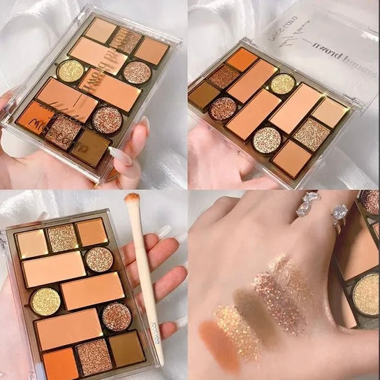 Miss Lara - 12 Color Matte & Shimmer Eyeshadow Palette