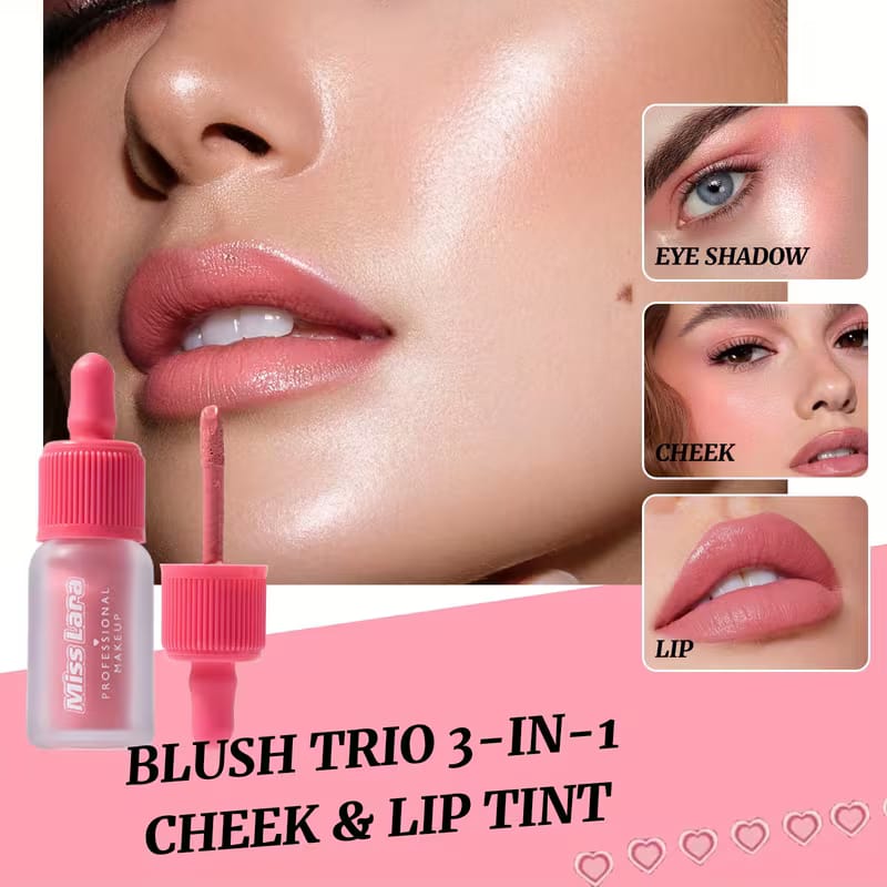 Miss Lara - 6 Color Ink Airy Velvet Lip & Blush Cream
