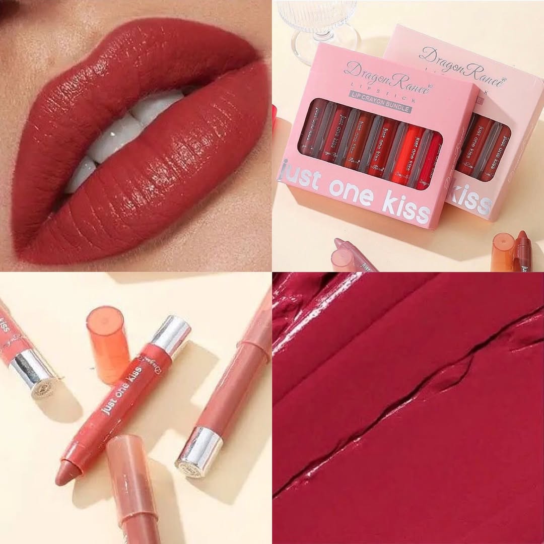 Dragon Ranee - Just One Kiss Lip Crayons Set of 6