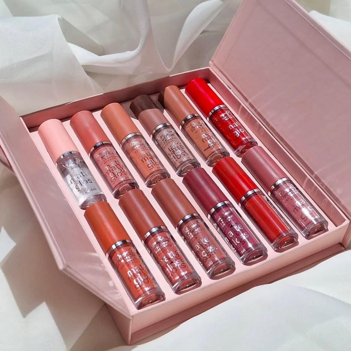 Dragon Ranee - Creamy Velvet Matte Lip Gloss Set of 12