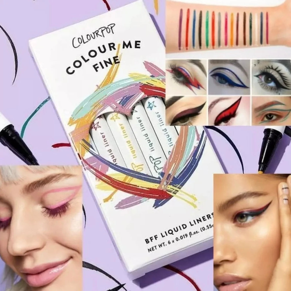 Miss Demi - 12pcs Colour Me Fine Marker Eye Liner