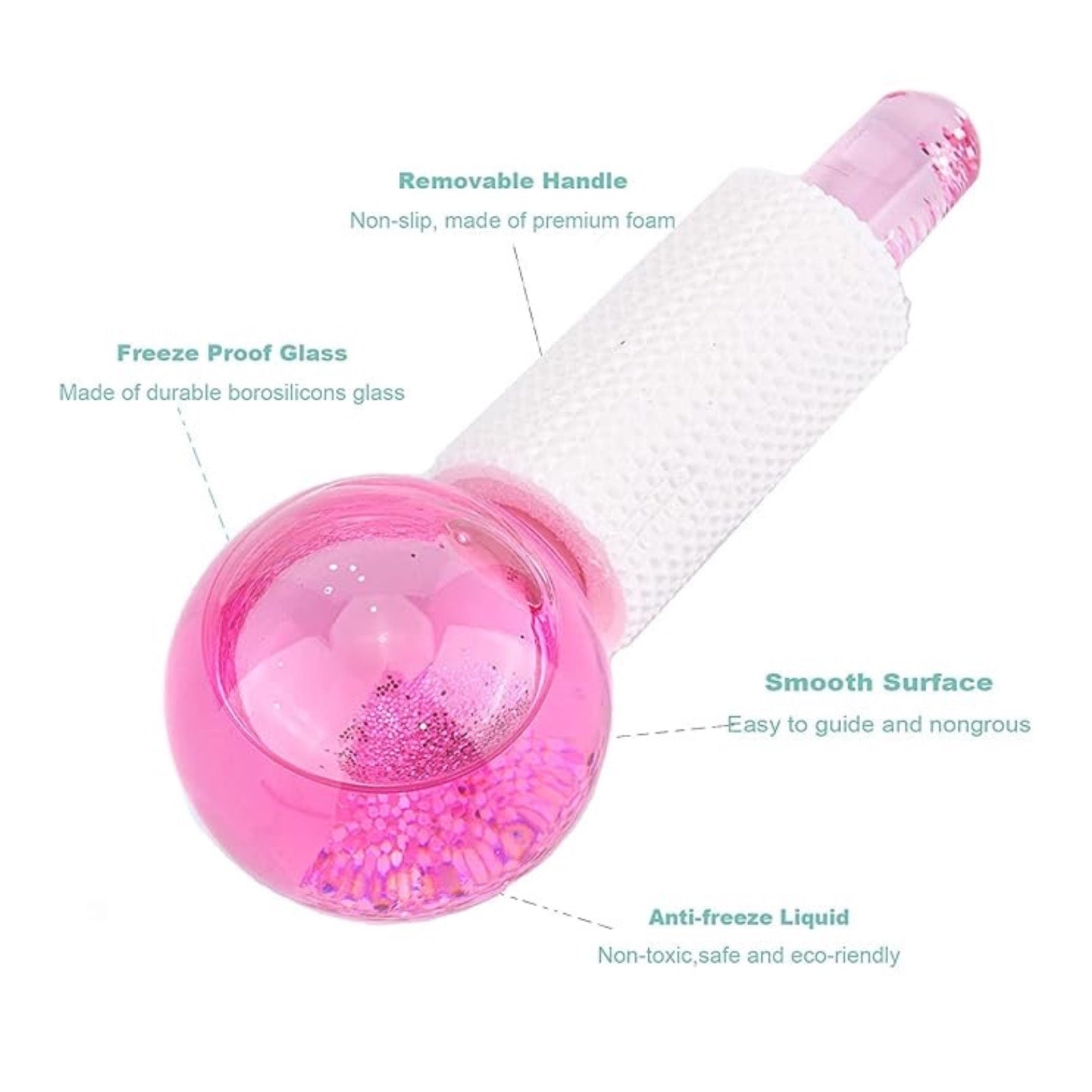 Crystal Ball Ice Globes Facial Massager Set of 2