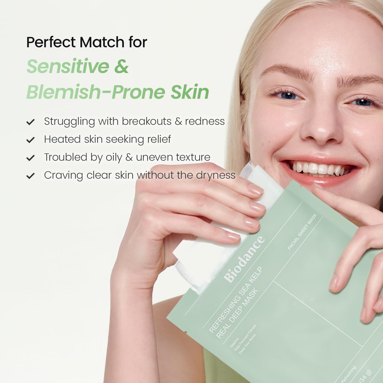 Biodance - Refreshing Sea Kelp Real Deep Mask Set of 4