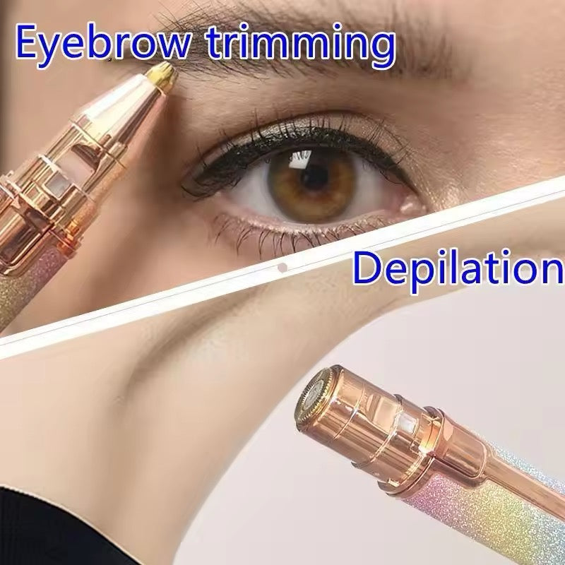 Facial Beauty - 2 in 1 Flawless Eyebrow + Facial Hair Remover