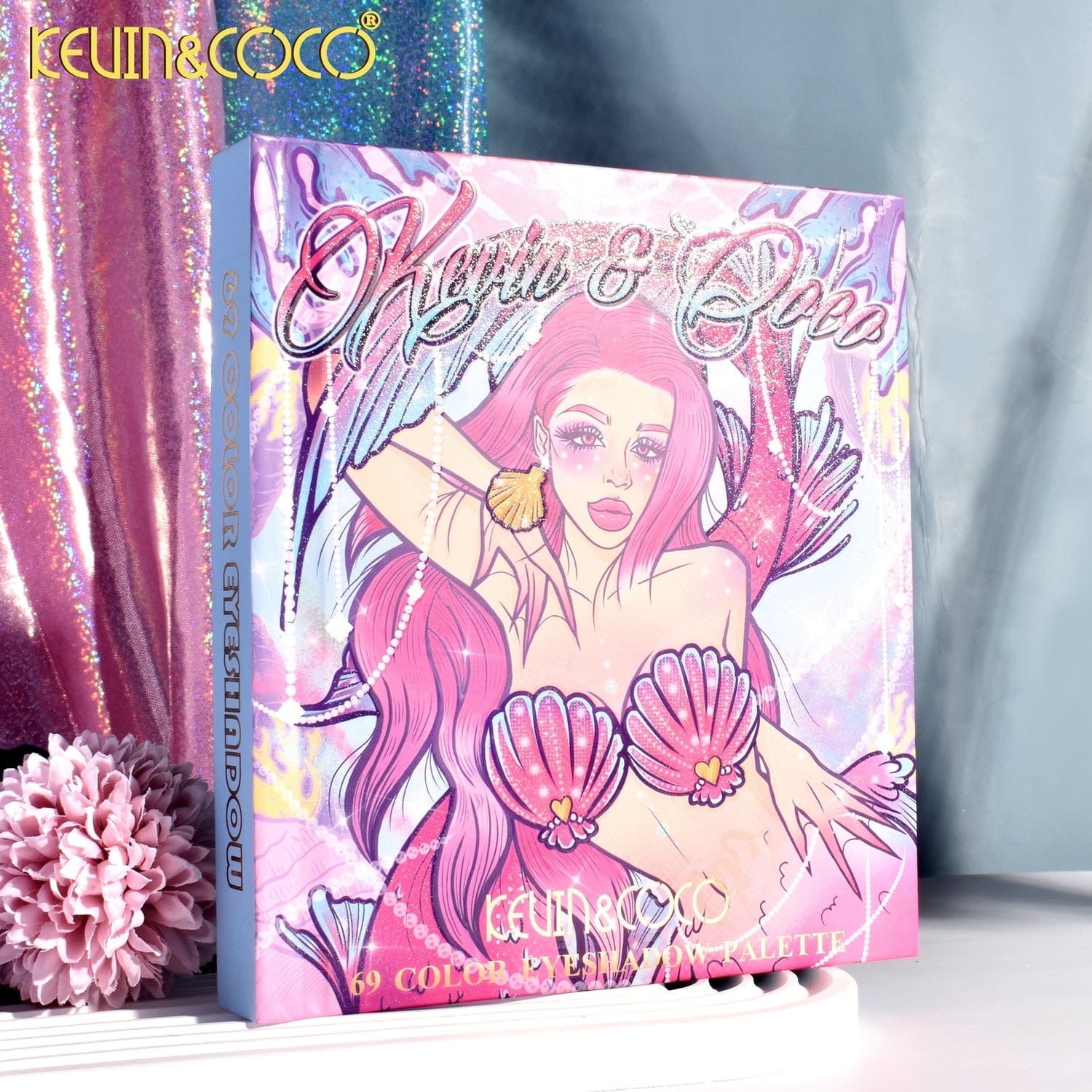 Kevin & Coco - 69 Color Mermaid Matte & Shimmer Eyeshadow Palette