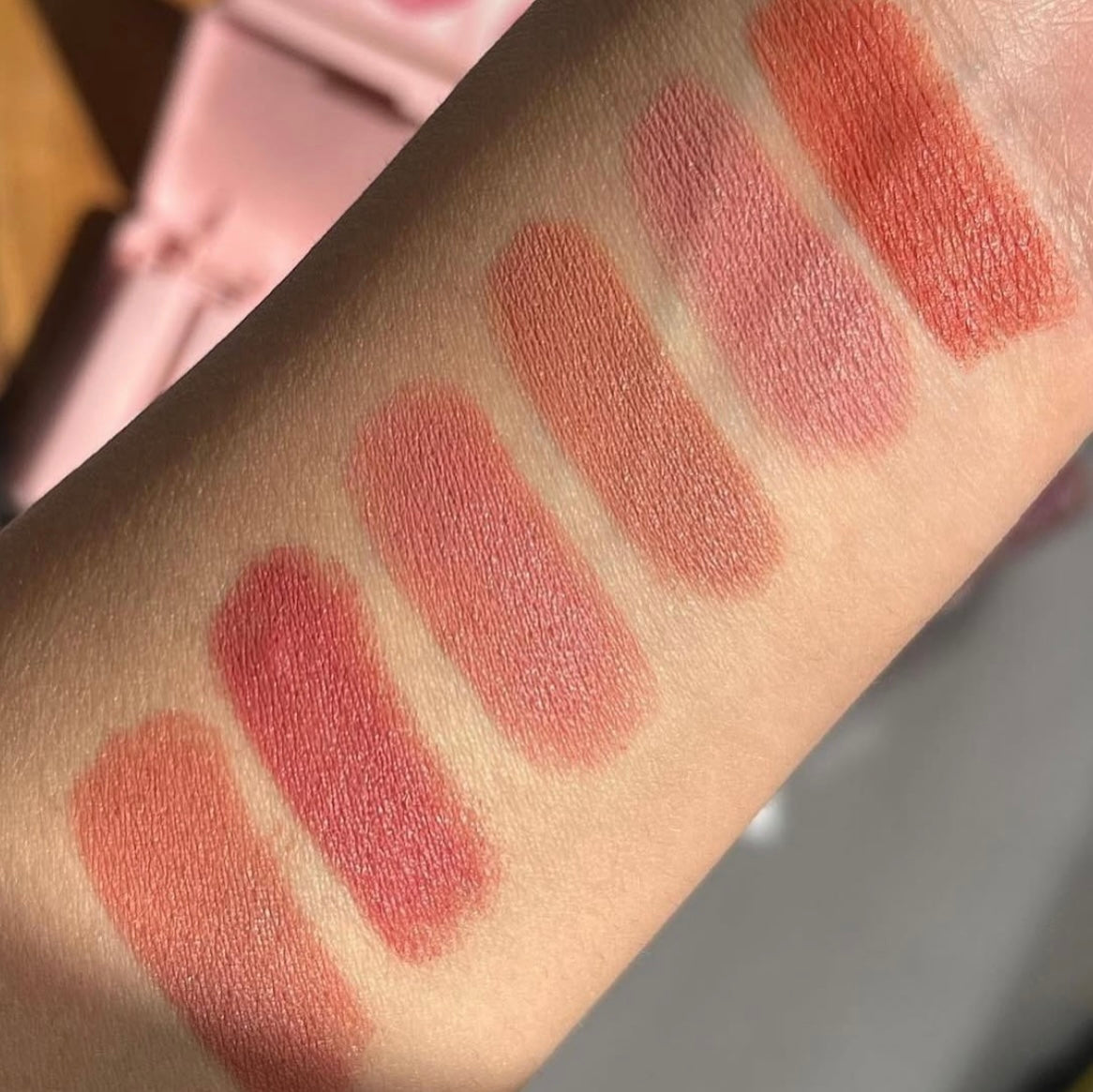 Dragon Ranee - Strawberry Pink Matte Lipstick Set of 6