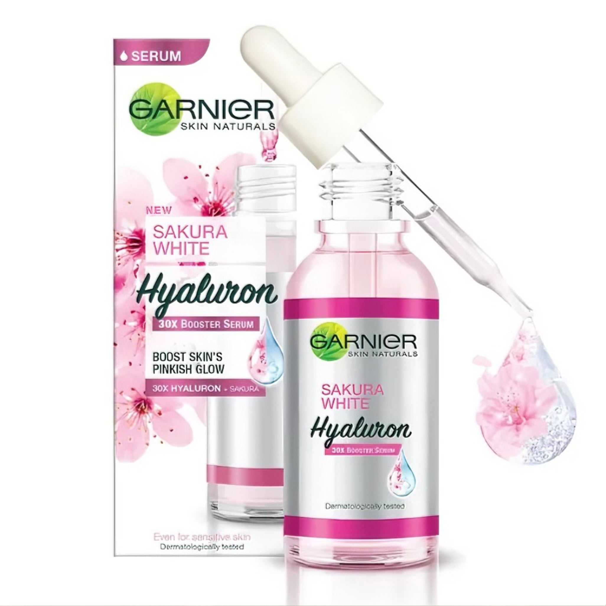 Garnier Sakura White Hyaluron Face Serum - 30ml