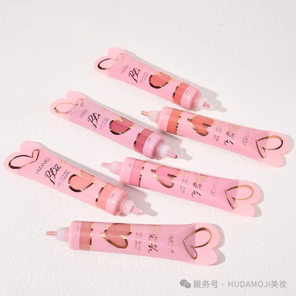 Hudamoji - Natural & Charming Tube Blush Set of 6