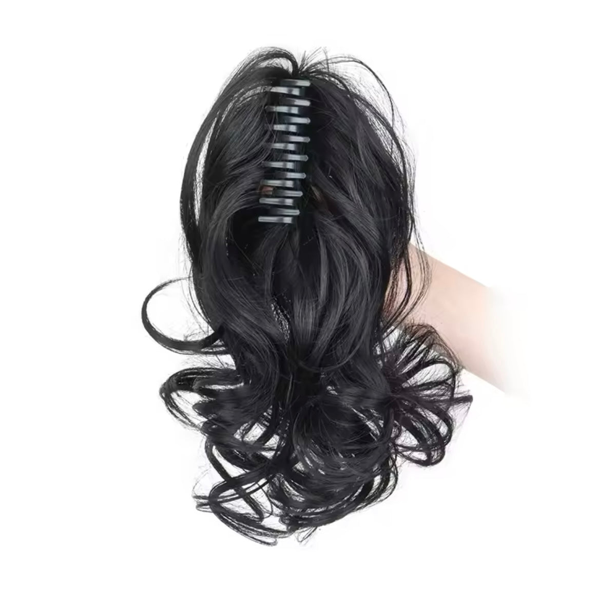 Black Claw Clip Ponytail Hair Extensions