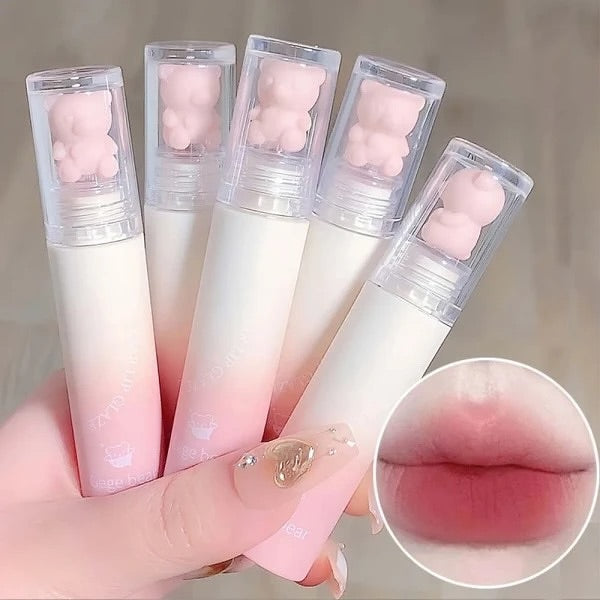 Gege Bear - Cartoon Matte Lip Gloss Set of 6