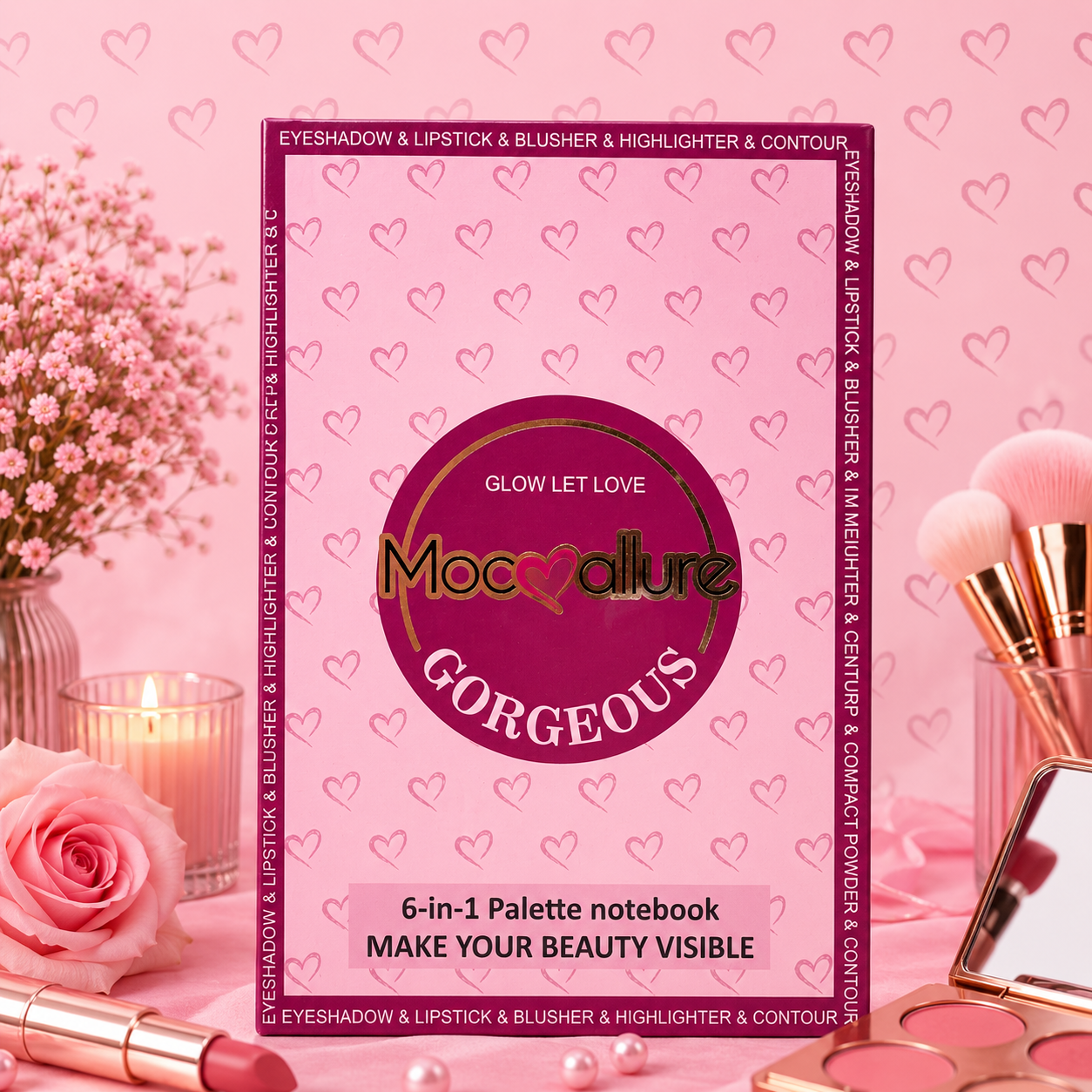 Gorgeous Mocallure 6 Layer All-in-One Makeup Book Kit