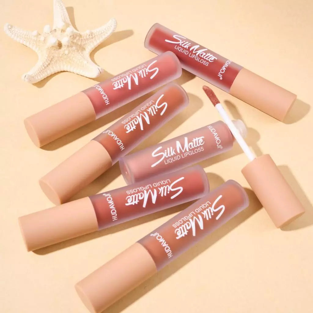 Hudamoji - Silky Matte Lip Gloss Set of 12