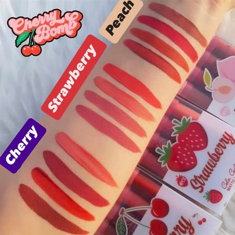 Color Castle - Fruity Matte Lip Gloss Set of 4