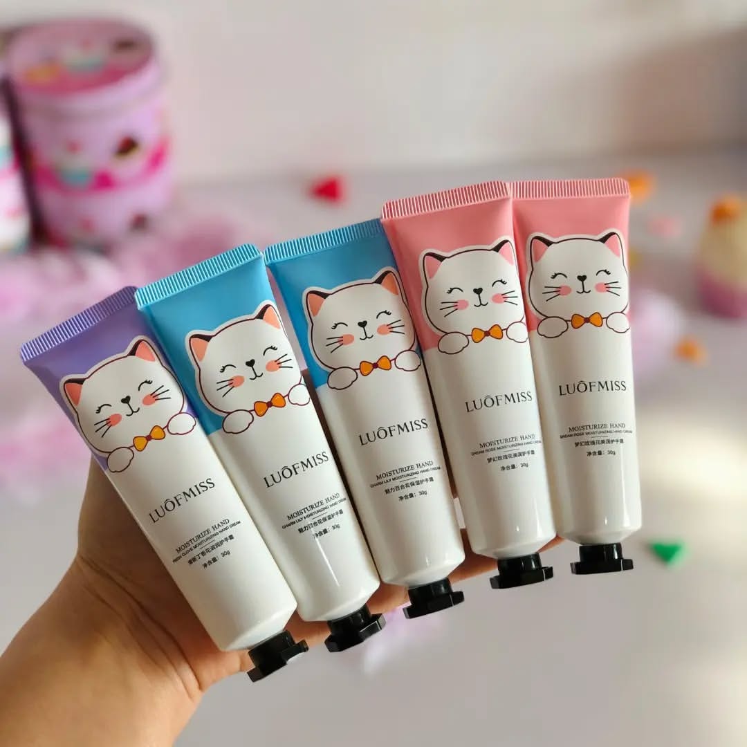 LUOF MISS - Cute Moisturizing Cat Hand Cream Set of 5