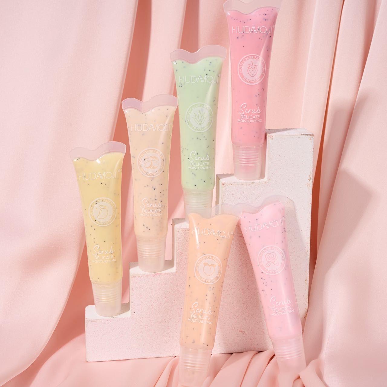 Hudamoji - Fruity Moisturizing Lip Scrub Set of 6