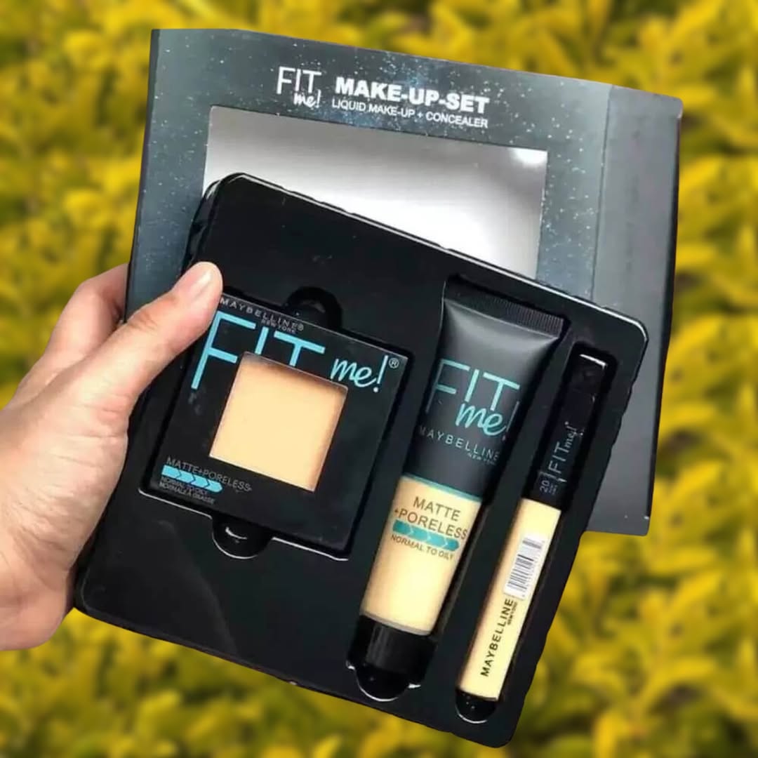 Fit Me - 3 in 1 Budget Face Makeup Deal