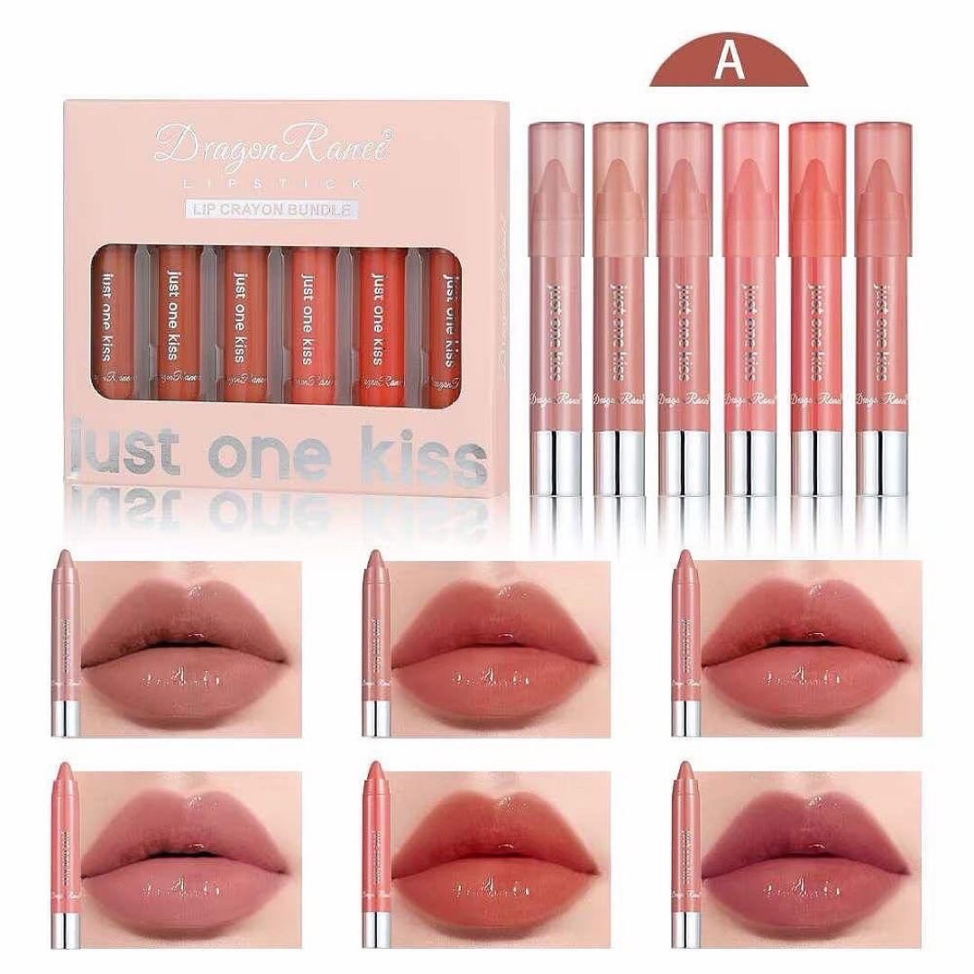 Dragon Ranee - Just One Kiss Lip Crayons Set of 6