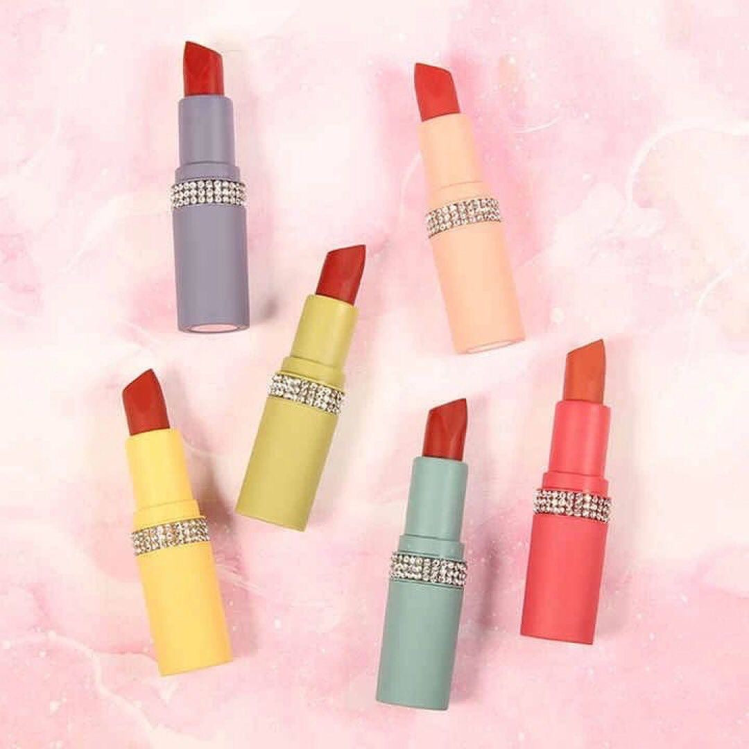 Heng Fang - 6pcs Diamond Matte Lipstick Set