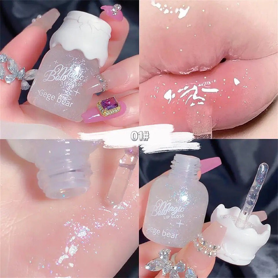 Gege Bear - Bow Knot Milk Can Lip Gloss