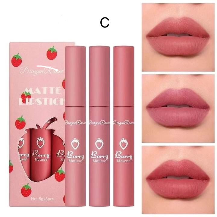 Dragon Ranee - Strawberry Sweet Lip Gloss Set of 3