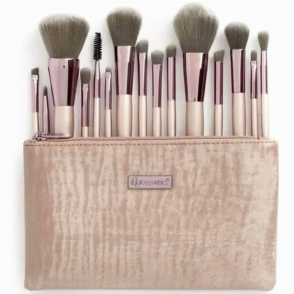 BH Cosmetics - Soft Makeup Brushes with Leather Pouch Set of 15
