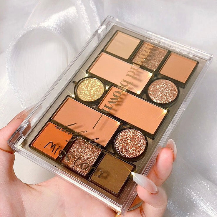 Miss Lara - 12 Color Matte & Shimmer Eyeshadow Palette