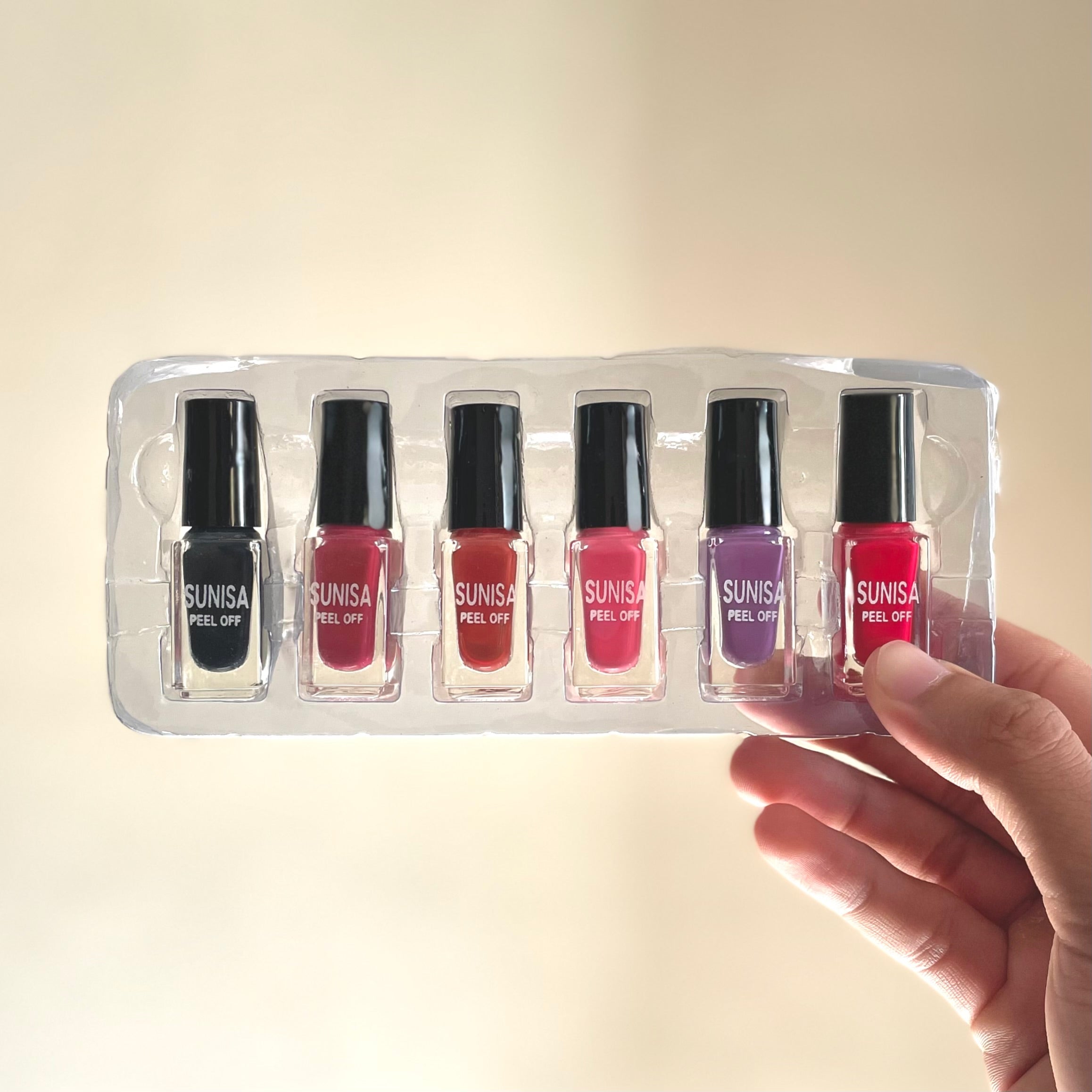 Sunisa - Peel Off Matte Nail Polish Set of 6