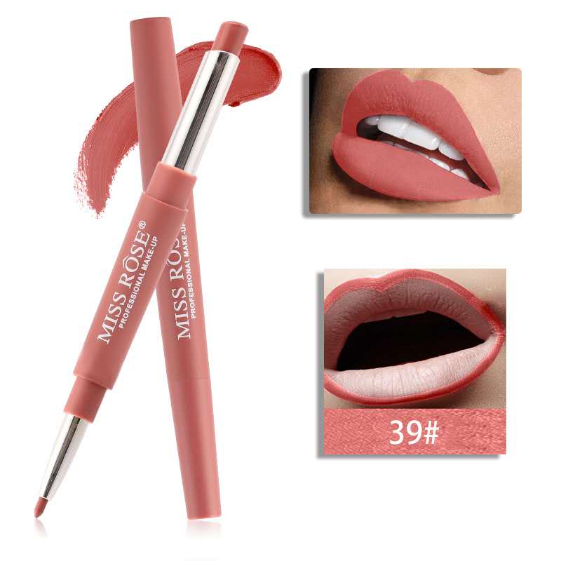 Miss Rose - 2 in 1 Nude Lipstick & Lip Liner Set of 6