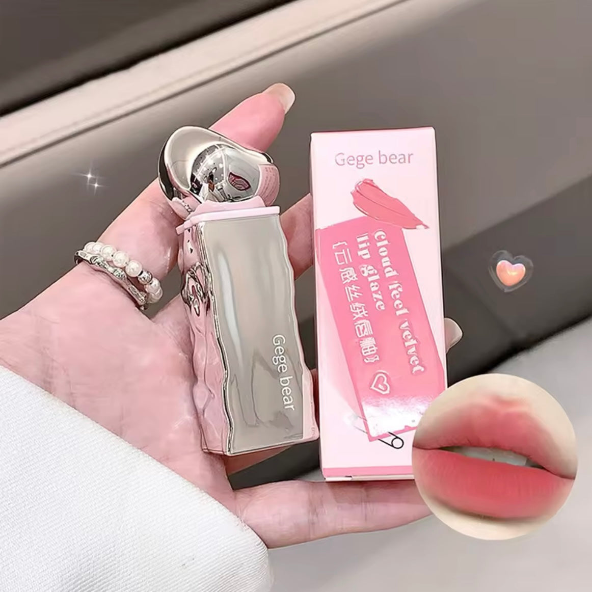 Gege Bear - Cloud Velvet Semi-matte Lip Gloss Set of 6